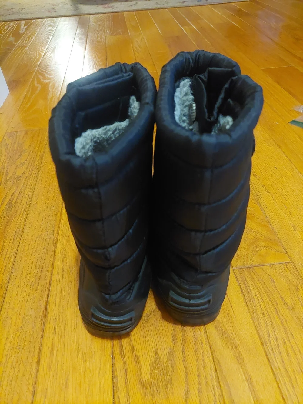 Kids Waterproof Winter Snow Boots - Black